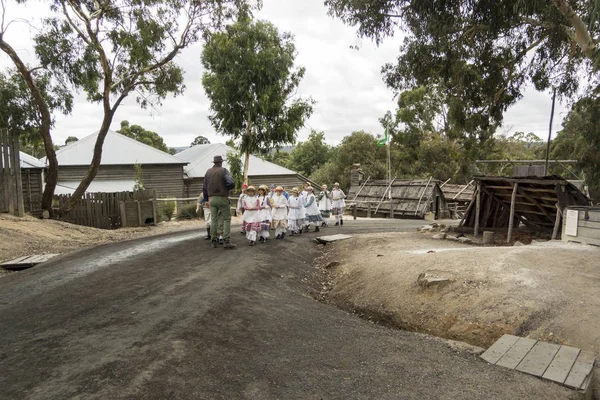 Sovereign Hill Museo Aire Libre Golden Point Suburbio Ballarat Victoria — Foto de Stock