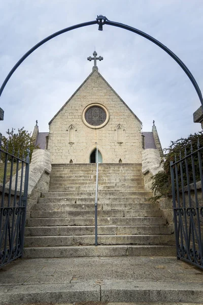 Шаги Католической Церкви Святого Бедеса Городе Брейдвуд Новый Южный Уэльс — стоковое фото