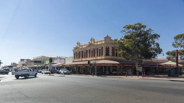 Widok Ulicę Argent Mieście Broken Hill Nowa Południowa Walia Australia — Zdjęcie stockowe