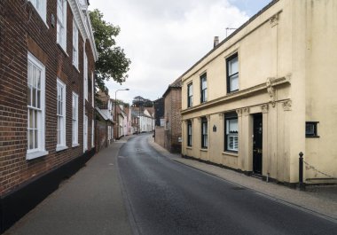 Beccles Suffolk, İngiltere, Temmuz 2018 - tarihi bina Northgate içinde Pazar kasaba Beccles, Suffolk, İngiltere