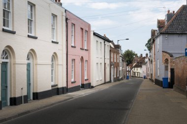 Beccles Suffolk, İngiltere, Temmuz 2018 - tarihi bina Northgate içinde Pazar kasaba Beccles, Suffolk, İngiltere