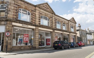 Beccles Suffolk, İngiltere, Temmuz 2018 - Smallgate Beccles, Suffolk, İngiltere'de Pazar şehirde bina tarihi