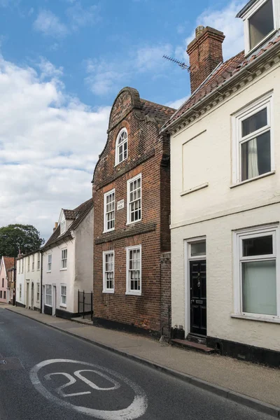 Beccles Suffolk Reino Unido Julio 2018 Historic Flemish House Northgate — Foto de Stock