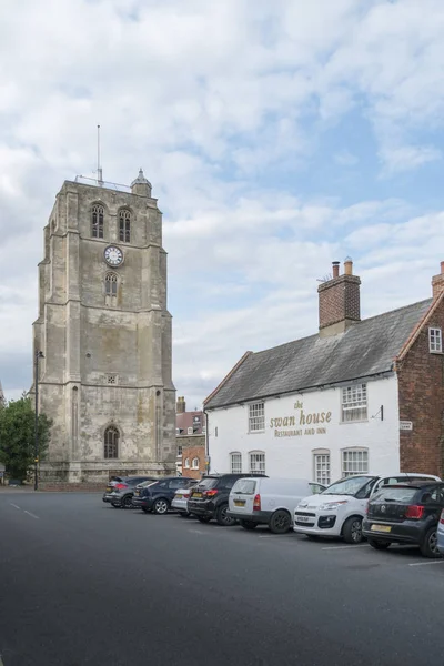 Beccles Suffolk Ngiltere Temmuz 2018 Saint Michaels Görünümü Çan Kulesi — Stok fotoğraf