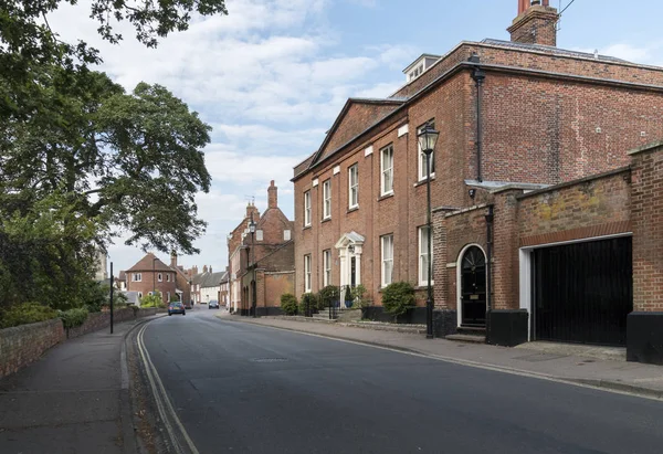 Beccles Suffolk Reino Unido Julio 2018 Antigua Rectoría Casa Georgiana — Foto de Stock