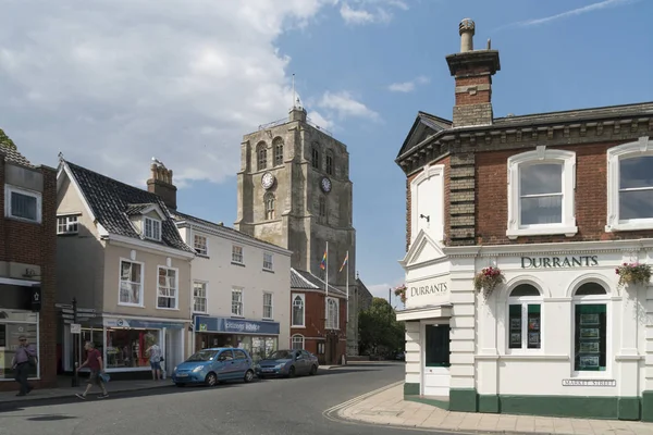 Beccles Suffolk Marea Britanie Iulie 2018 Vedere Clopotniței Saint Michaels — Fotografie, imagine de stoc