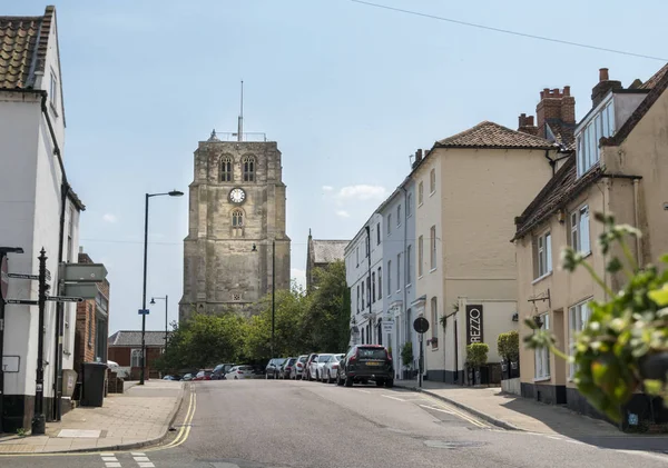 Beccles Suffolk Velká Británie Červenci 2018 Pohled Saint Michaels Zvonice — Stock fotografie