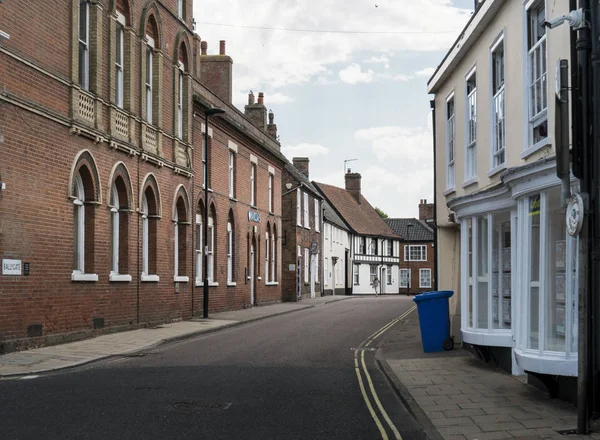 Beccles Suffolk July 2018 View Historic Buildings Ballygate New Market — Stock Photo, Image