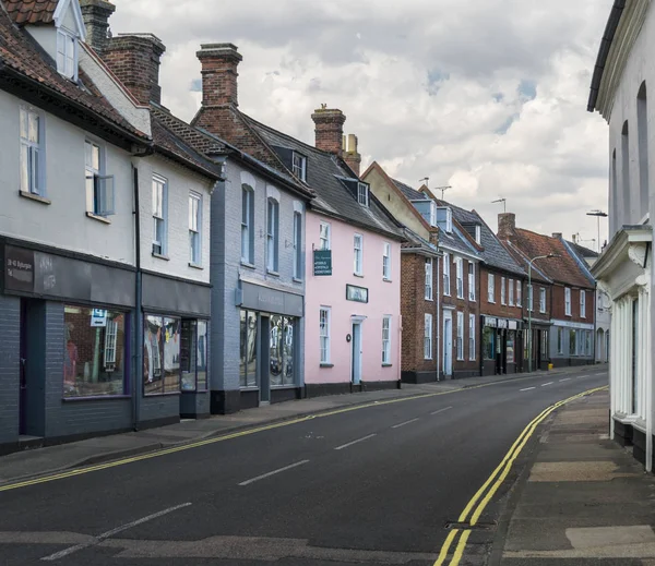 Beccles Suffolk July 2018 View Historic Buildings Blyburgate Beccles Suffolk — Stock Photo, Image