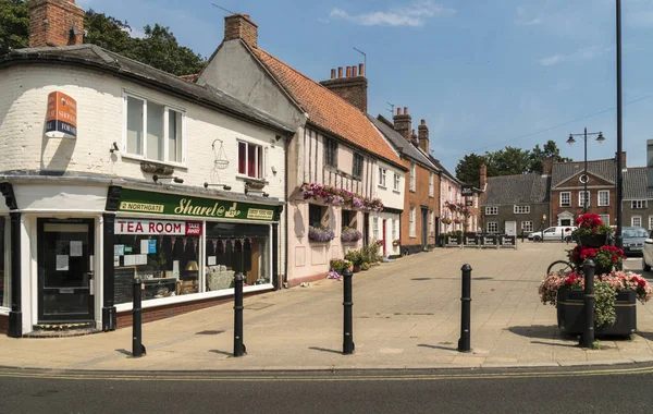 Edifici Storici Nel Mercato Vecchio Nella Città Mercato Beccles Suffolk — Foto Stock