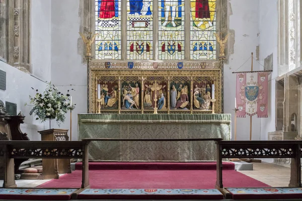 Altar Dentro Iglesia San Edmundo Rey Mártir Ciudad Southwold Suffolk — Foto de Stock