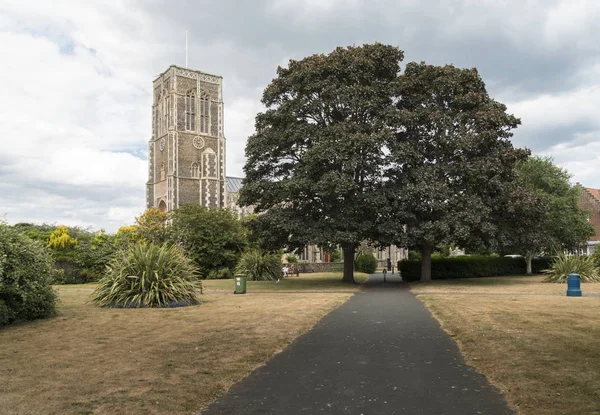 Kościół Edmund Króla Męczennika Mieście Southwold Suffolk Wielkiej Brytanii — Zdjęcie stockowe