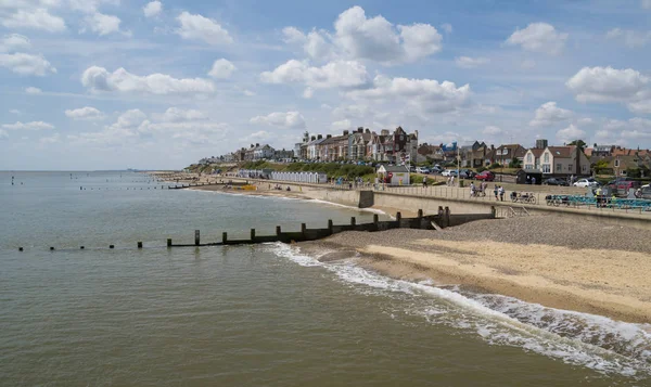 Pohled Pobřeží Pláže Southwold Velká Británie Suffolk — Stock fotografie