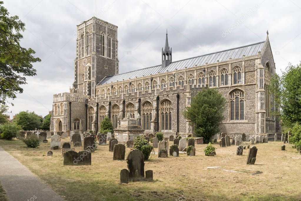 Church of St Edmund, King and Martyr in the town of Southwold, Suffolk UK