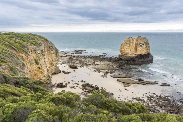 Över Kusten Aireys Inlet Great Ocean Road Victoria Australien — Stockfoto