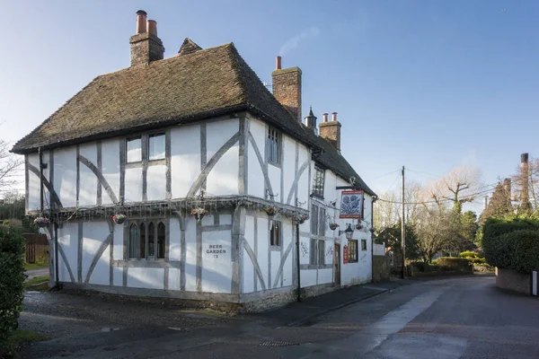 Maison Publique Dans Ancien Village Chartham Kent Royaume Uni — Photo