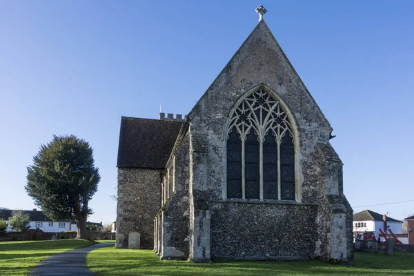 Saint Marys Kerk Het Dorp Van Chartham Kent Verenigd Koninkrijk — Stockfoto