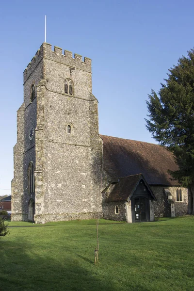 Saint Marys Kerk Het Dorp Van Chartham Kent Verenigd Koninkrijk — Stockfoto