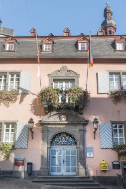 Eski Belediye Binası eski kasaba pazar meydanında, Cochem, Almanya