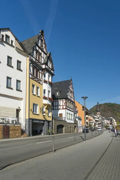 Alte Gebäude Moselufer Der Altstadt Von Cochem Deutschland — Stockfoto
