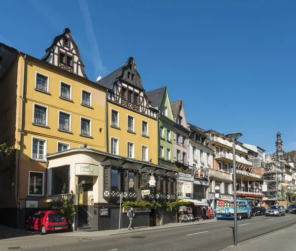 Alte Gebäude Der Altstadt Cochem Deutschland — Stockfoto