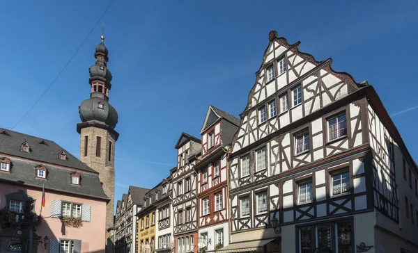 Building facades in Market square in the city of Cochem, Germany