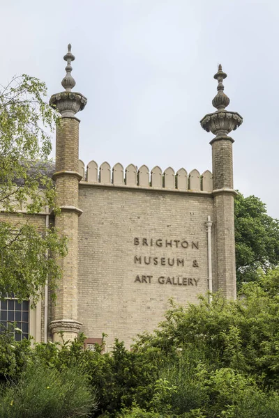 Brighton Museum Art Gallery Building Entrance Brighton East Sussex Regno — Foto Stock