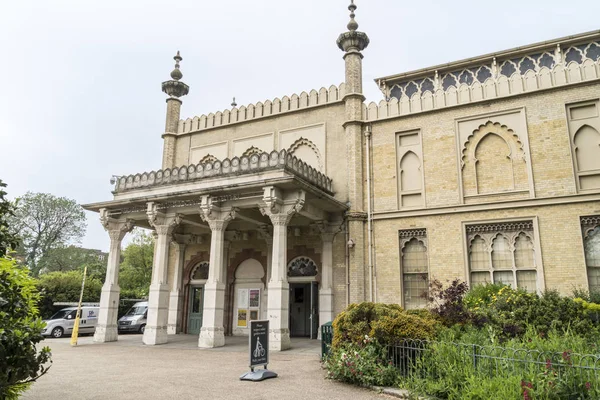Вход Здание Брайтонского Музея Художественной Галереи Брайтон Восточный Сассекс Великобритания — стоковое фото