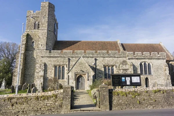 Церковь Святой Маргариты Деревне Бетерсден Кент Великобритания — стоковое фото