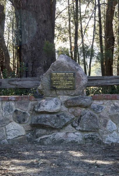 Pioniers sectie Beechworth begraafplaats, Australië — Stockfoto