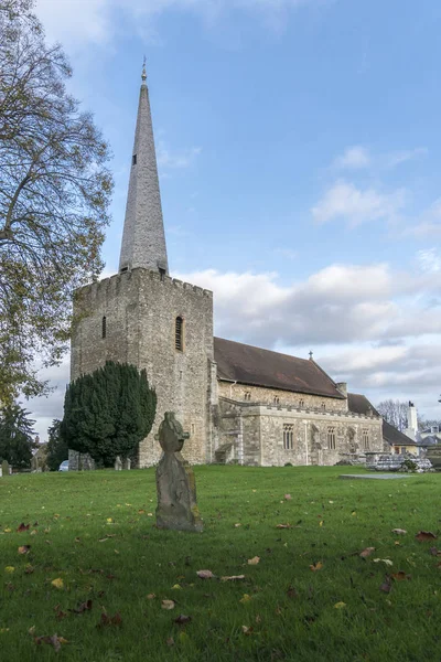 Church in West Malling, Kent, Wielka Brytania — Zdjęcie stockowe