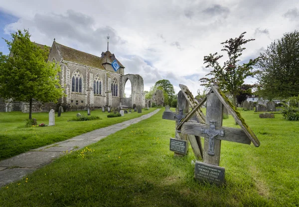 Iglesia Antigua en Winchelsea, East Sussex, Reino Unido — Foto de Stock