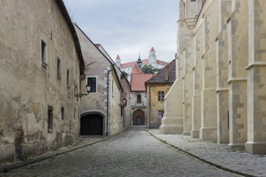 Cobbled Street, Bratislava, Slovakya