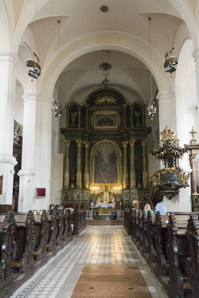 Иезуитская церковь, Братислава, Словакия — стоковое фото