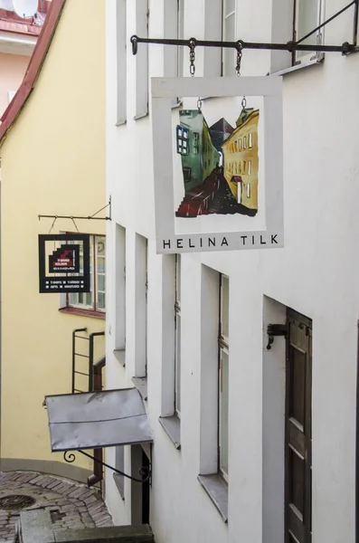 Shop Sign, Tallinn, Észtország — Stock Fotó