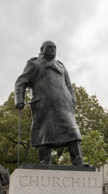 Sör Winston Churchill Heykeli, Londra, Uk