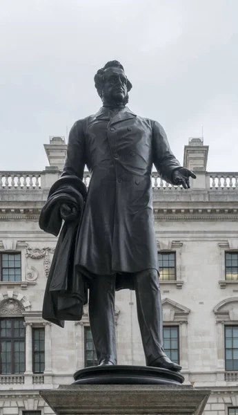 Palmerston Statue子爵，伦敦，Uk — 图库照片