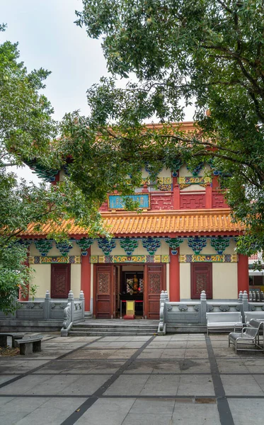 Indgang Til Lin Klosteret Ngon Ping Village Lantau Hong Kong - Stock-foto