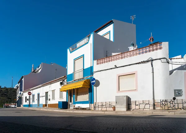 Edificios Pueblo Pesquero Burgau Algarve Portugal — Foto de Stock