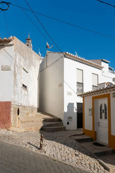 Edifícios Vila Piscatória Burgau Algarve Portugal — Fotografia de Stock