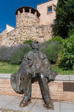 Ünlü şair Ledesma Criado 'ya (1926-2005) doğum yeri olan İspanya' nın Salamanca kentinde