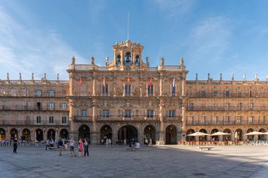 İspanya 'nın Salamanca şehrinin Plaza Belediye Başkanı