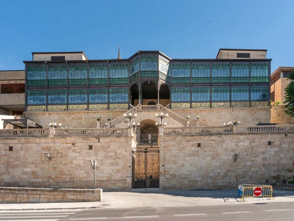 Fasada Muzeum Sztuki Dekoracyjnej Salamance Hiszpania — Zdjęcie stockowe