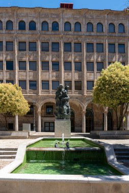 İspanya 'nın Salamanca kentindeki halk bahçeleri