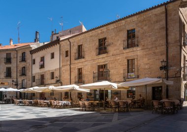 İspanya 'nın Salamanca kentindeki Plaza St Benito