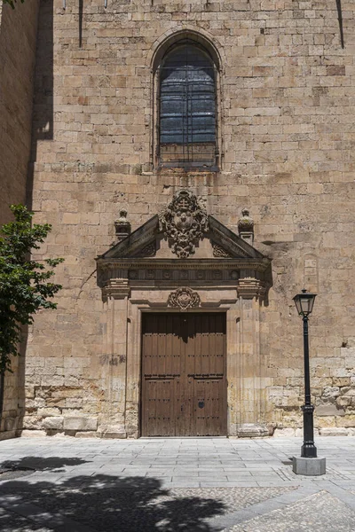 Ornate Building Entrance City Salamanca Spain — Stock Photo, Image