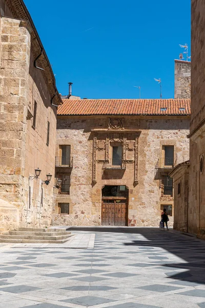 Sierlijke Gevel Stad Salamanca Spanje — Stockfoto