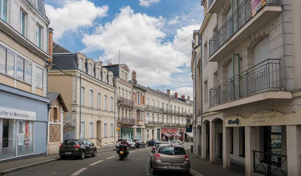 Street View Town Sable Sur Sarthe France — Stock Photo, Image