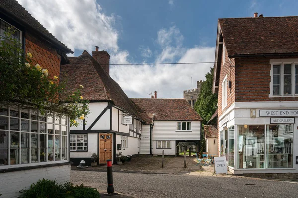 Antike Gebäude Dorf Smarden Kent Großbritannien — Stockfoto