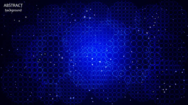 Vektör soyut arka plan neon renkli daireler yapılmış. Eps 10